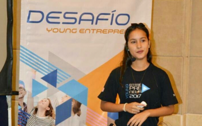 Liboryt Moya, Maíz de Oro, ganadora del Young Entrepreneur 2017