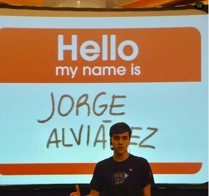 Jorge Alviarez, Global Student, ganador del Young Entrepreneur 2017