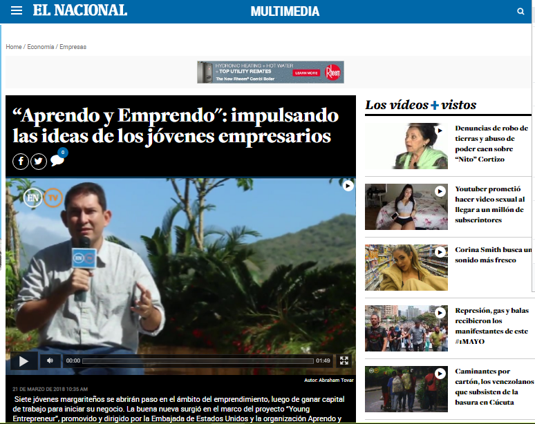 Impulsando las ideas de los jóvenes emprendedores